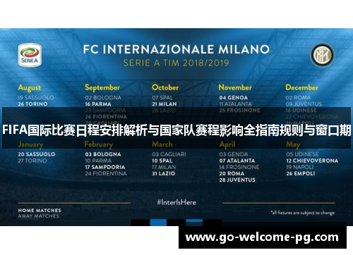 FIFA国际比赛日程安排解析与国家队赛程影响全指南规则与窗口期